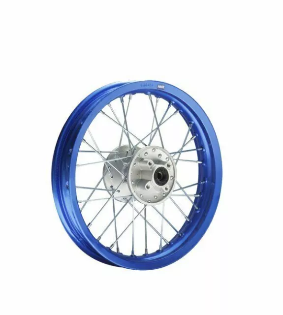 Cerchio Alluminio Anodizzato 14 Posteriore Blu Pit Dirt Bike Cross HMParts