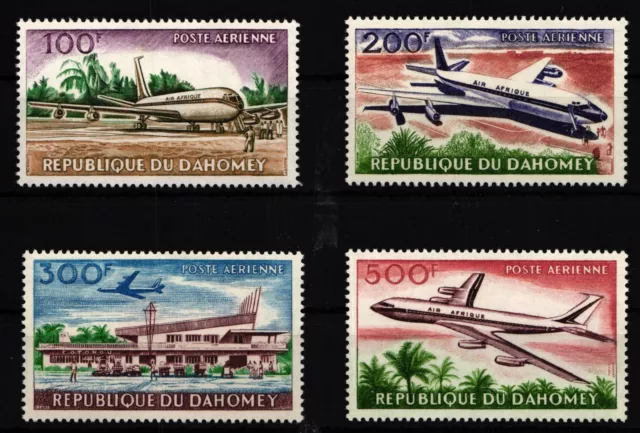 Dahomey 222-225 Mint Airplanes #GY272