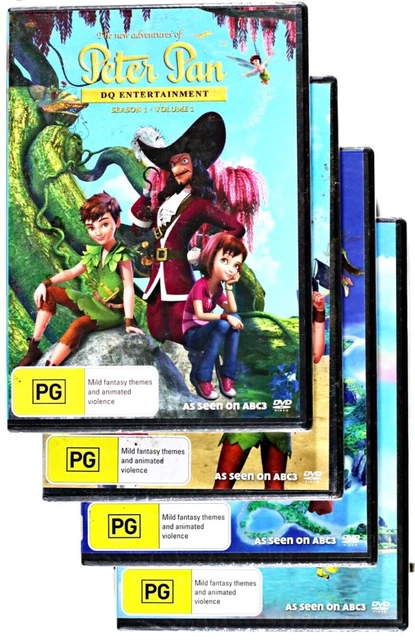 The New Adventures of Peter Pan - Season 1 Vols 1-4 : Region 4 DVD New Sealed