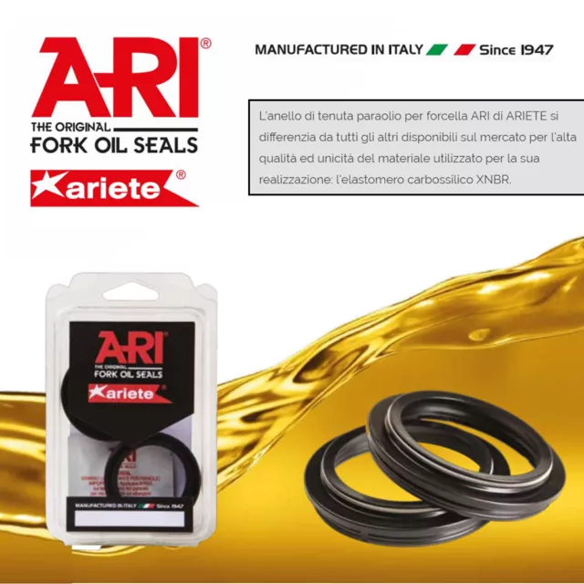 Ari125 [Ariete] Kit Paraoli Forcella 50 X 62 X 9,5/11,5 Dc4Y