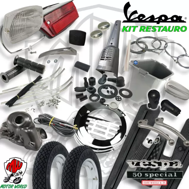 Set Pièces de Rechange Renovation Vespa 50 Special Complet Système Électrique