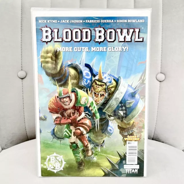 Warhammer 40K Blood Bowl #1 Titan Comic Book Vintage Rare Promo OOP Merchandise