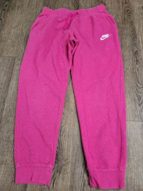 Nike All Kids Fit Sportswear Club Fleece Joggers Fireberry Pink Pants YXL