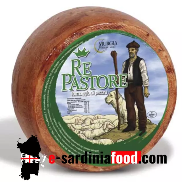 Pecorino di Sardegna RE PASTORE Forma intera 3.8 kg semi stagionato gustoso