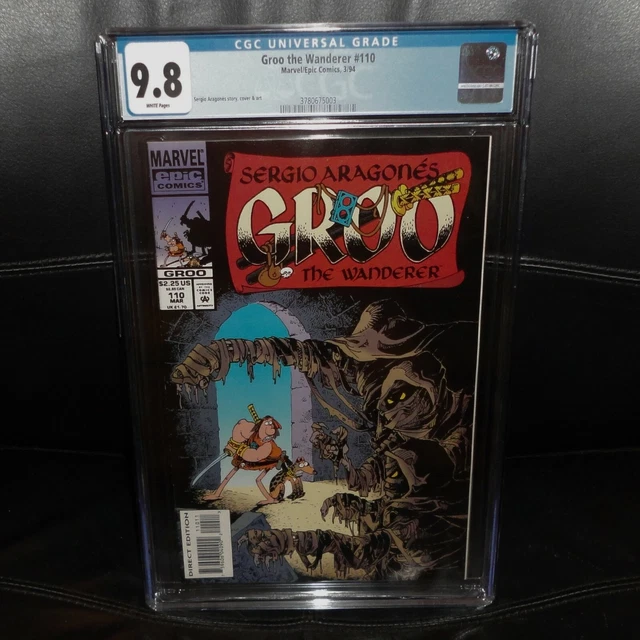 Groo The Wanderer #110 CGC 9.8 NM/MT  Sergio Aragones Marvel Epic 1994
