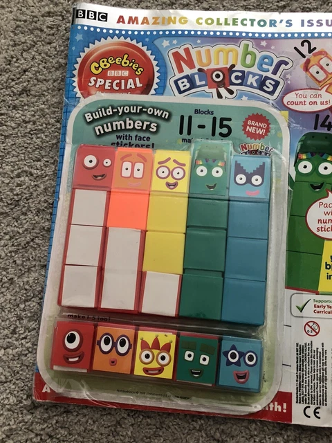 CBEEBIES NUMBERBLOCKS MAGAZINE Build Numbers 11-15 issue 130 ...