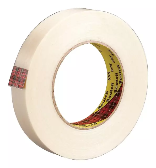 Scotch Filament Tape 898 Clear, 18 mm x 55 m, Conveniently Packaged (Pack of 2)