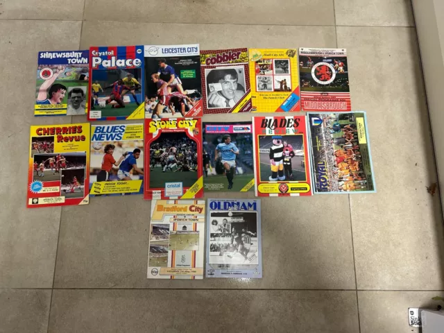 14 Ipswich Town Away Programmes 1987-88 Job Lot Good Condition