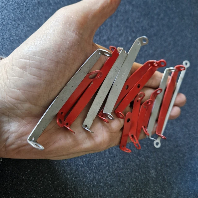 Lot De Pièces Avion MECCANO En Tôle - Originales - France - Bon état