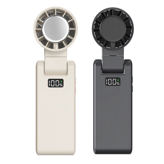 PORTABLE OUTDOOR HANDHELD Fan 0-100 Speed Mini Cooling USB Rechargeable ...