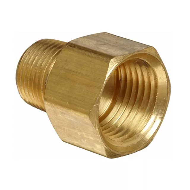 Reducer 1/2 Female Npt to 3/8 Male Npt Adapter Brass Fitting Water Air Gas N497