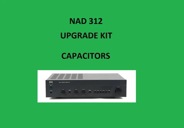 Stereo Amplifier NAD C372 Repair KIT - all capacitors