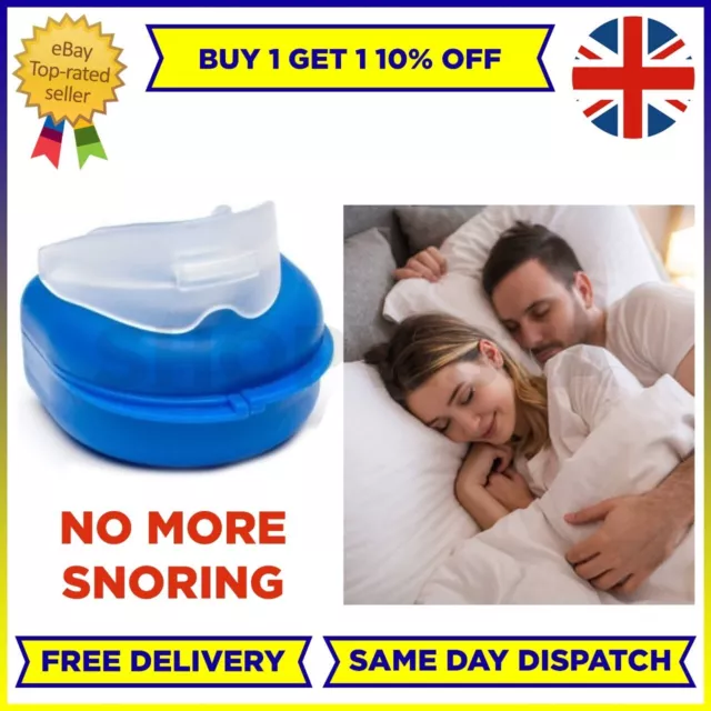 NHS Snore Stopper Anti Snoring Mouth Guard Device Sleep Aid Stop Apnoea