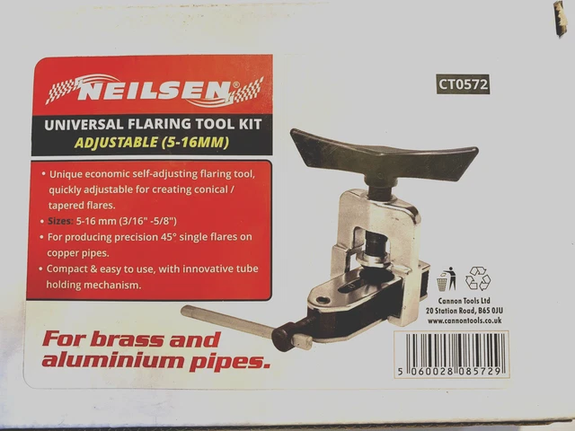 Utensile Flagrante Regolabile Universale Neilsen CT0572 (5-16mm) Per Ottone & Alluminio