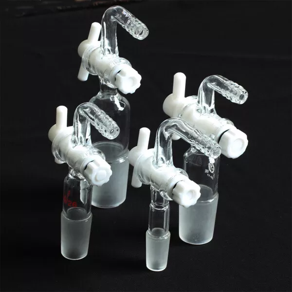 Organic Lab Straight Glass vaccum adapter with hose connection Glassware Kit