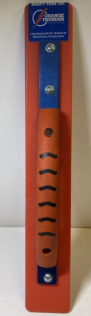 Kraft Tool CF2020PF 20"x3" Orange Thunder Hand Float with ProForm Handle