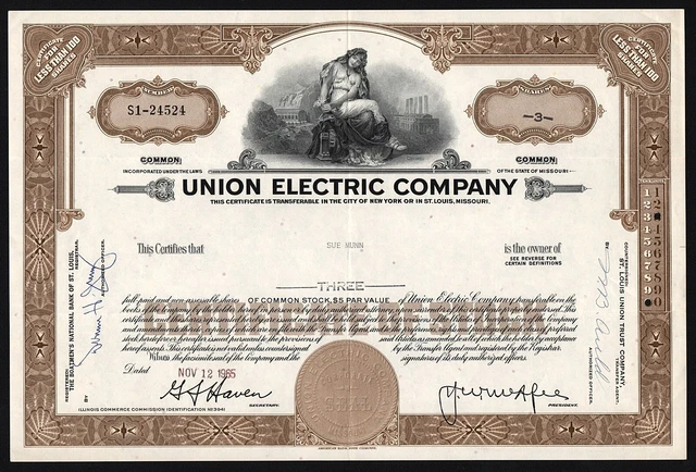 1965 Missouri: Union Electric Company