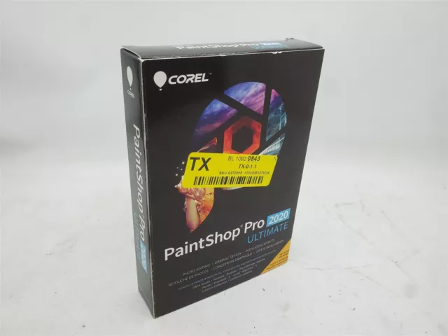 Corel PaintShop Pro Ultimate 2020 DVD Photo Editing & Graphic Design Software