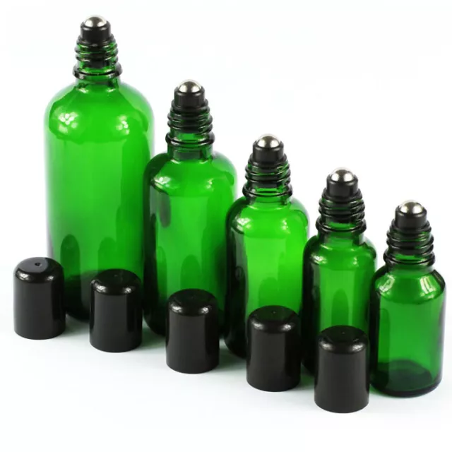 Premium Glass Roll-on Bottles for Perfume - from 5ml to 100ml with Metal Ball