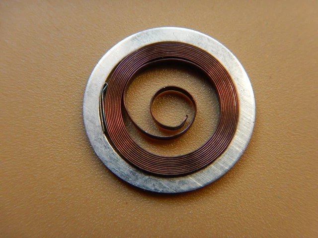 Ressort De Barillet (mainspring) Pour Mouvement De Montre Marvin Calibre 515 - Pièce D'occasion NOS