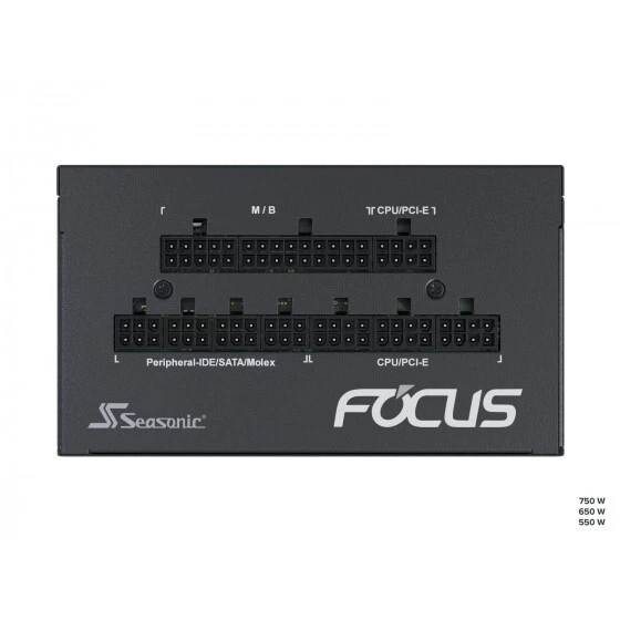 Seasonic Focus+ GX Alimentatore ATX Modulare 80+ Gold da 550W 3