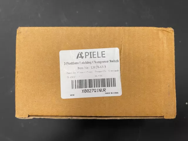 Apiele Changeover Switch LW28-32 3 Positions 12 Terminals Universal Rotary