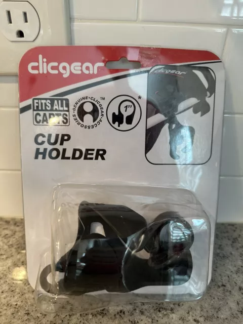 ClicGear Cup Holder with Attachment Clip New in Package FREE SHIPPING