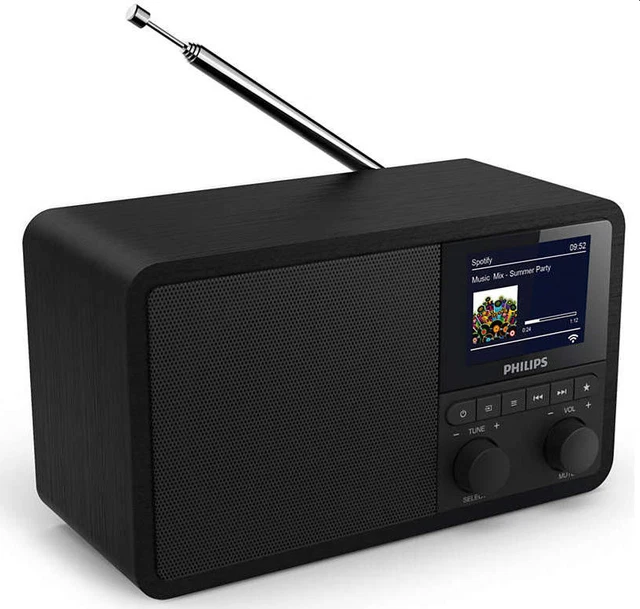 Philips Radio portable numérique noir