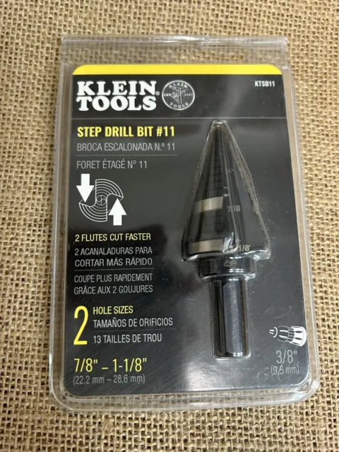KLEIN TOOLS KTSB11 Step Drill Bit #11