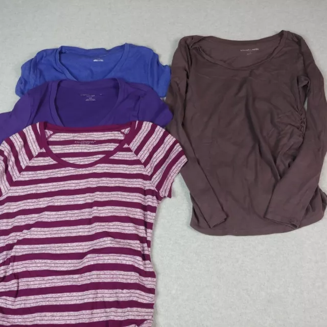 Liz Lange Maternity T Shirt Womens Small S - LOT OF 4 -Short Sleeve Various