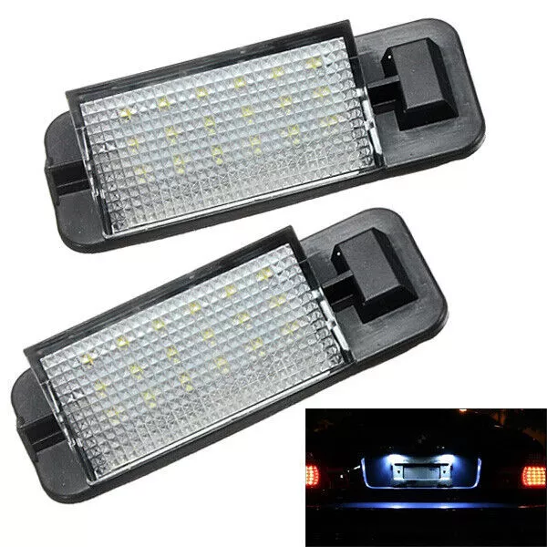 2x LED Kennzeichenbeleuchtung für BMW 3er E36 Limo Coupe Cabrio Touring