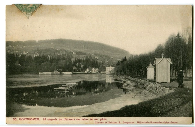 CPA 88 Vosges Gérardmer le Lac gelé animated