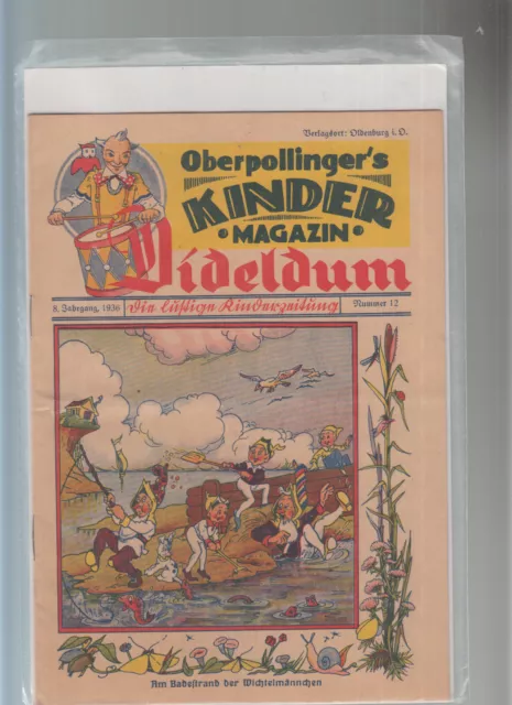 Dideldum Kinderzeitung 8. Jahrgang Nr. 12 /1936 Otto Waffenschmied (0-1/1)