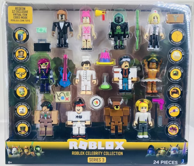 Roblox Celebrity Collection Series 4 24 pieces 12 Virtual Codes