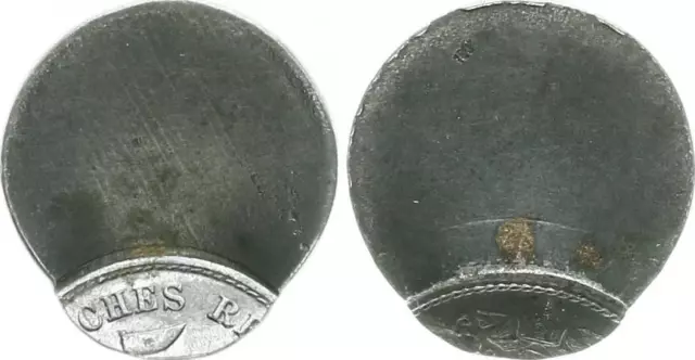 Ersatzmünzen Des 1. World War 5 Pfennig Lack Coinage 85% Dezentriert XF