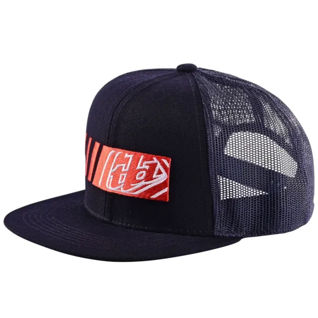 Troy Lee Designs Snapback Hat Cap TLD MX BMX Casual Wear Icon - Navy