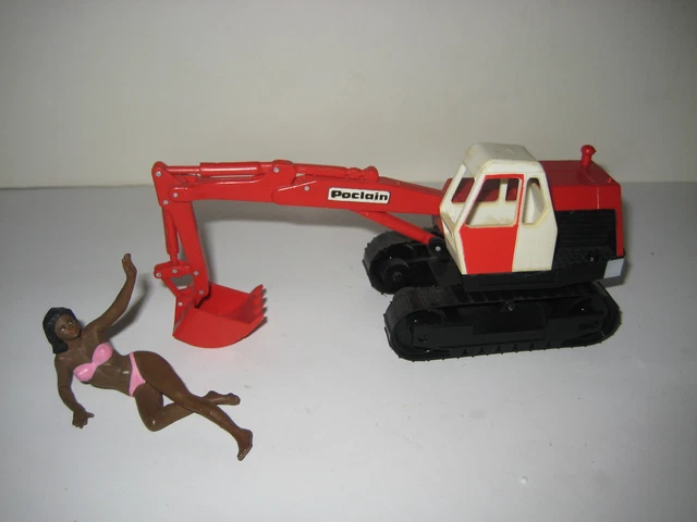 Miniature Poclain TC45 Excavatrice – Pelle Caterpillar Bourbon – Échelle 1:43 – 1.VERSION