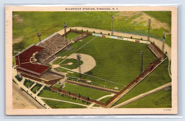Vintage Postcard - MacArthur Stadium Syracuse, New York 1948
