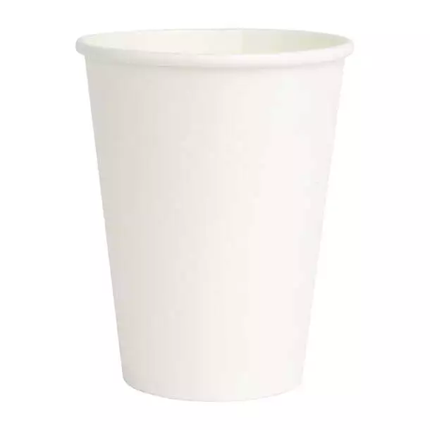 Fiesta Recyclable Paper Coffee Cups 340ml White (Pack of 50) PAS-FD401