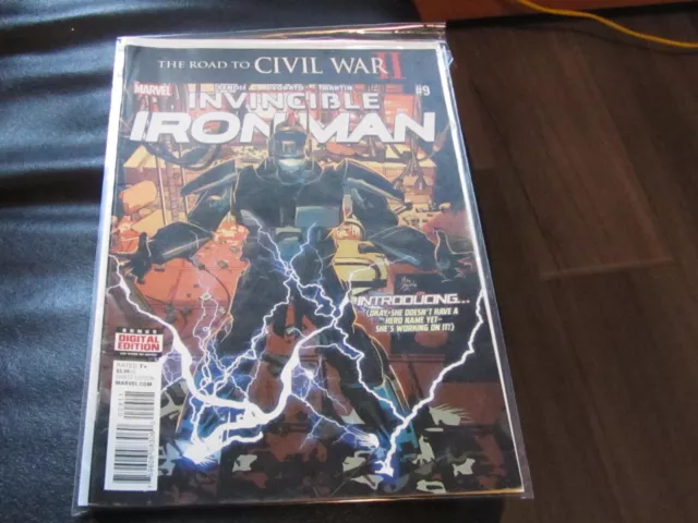 Invincible Iron man #9 1st appearance of riri williams Mid grade  range