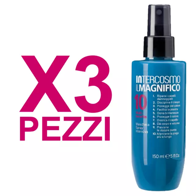 INTERCOSMO Il Magnifico 10 Maschera Spray Intensiva 150ml SPRAY CAPELLI 10 IN 1