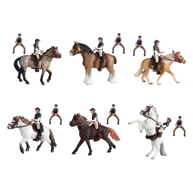 Selle de cheval miniature en cuir pour enfant 20,3 cm, 25,4
