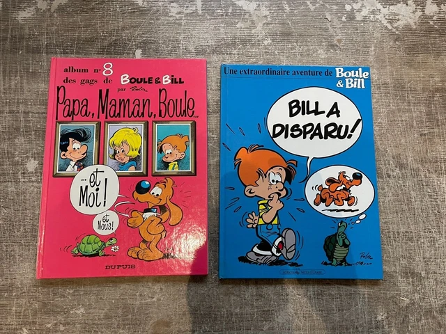 ANCIEN BD BANDE dessinée Boule Bill album 8 Papa Maman Boule & Bill à