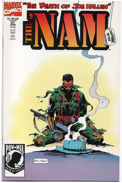 The 'Nam#57 Vf/Nm 1991 Marvel Comics