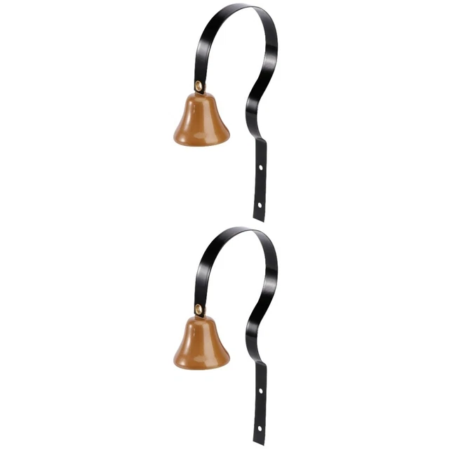 2x pratico campanello in metallo cane per animale domestico cane