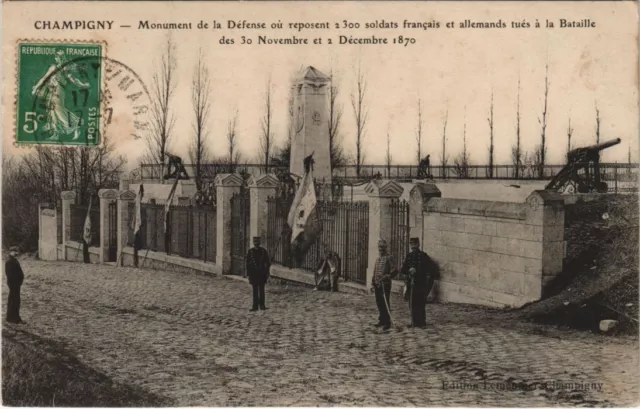 Cpa Champigny-Sur-Marne Military War Monument 1870 (50315)