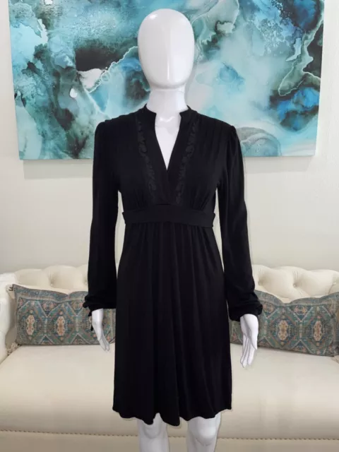 BCBGMAXAZRIA Black Fit & Flare Dress Women's Size S 2