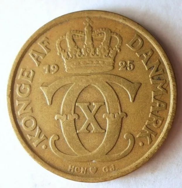 1925 Denmark Krone - Collectible Key Coin Denmark Trash Bin E