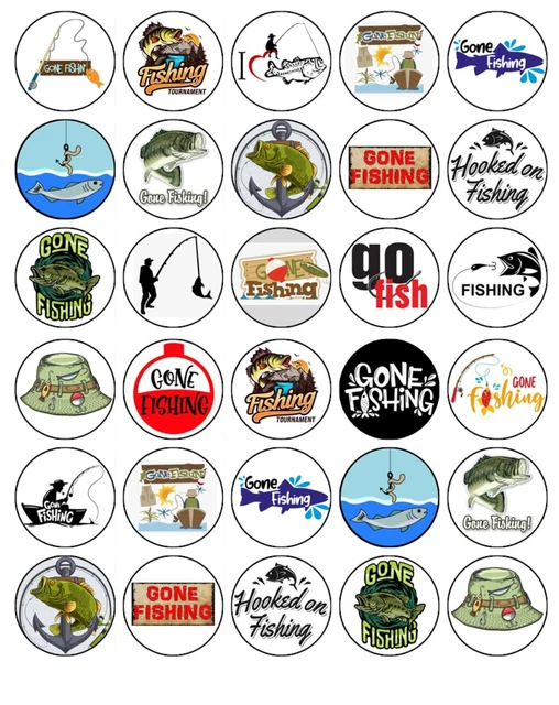 BARNEY CUPCAKE TOPPERS Edible Wafer Paper Birthday Cake Decorations 30