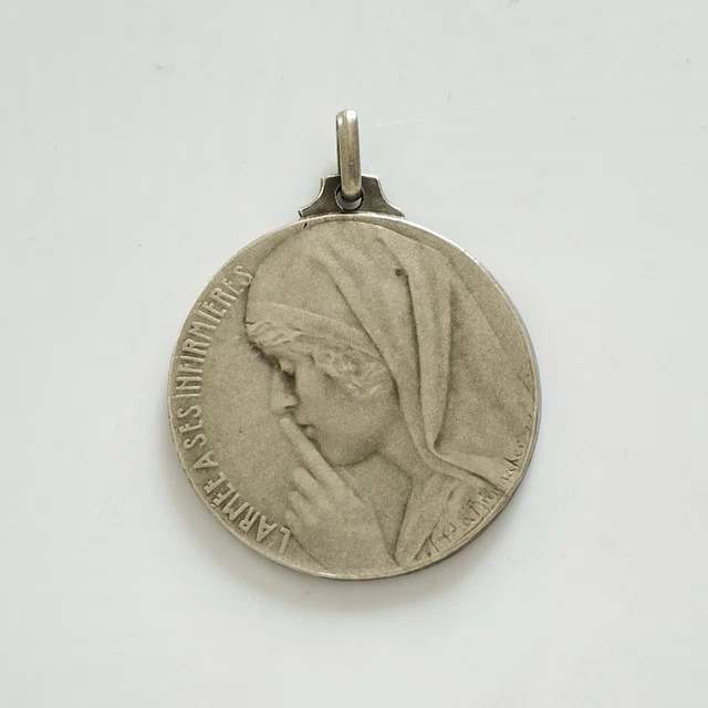 Plaquette Du Service De L'Éducation Physique – Bronze Argenté, écrin Vert, Mme PERRAUD